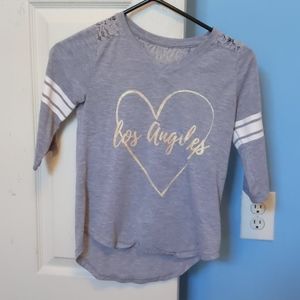 SO Grey Los Angeles jersey style shirt